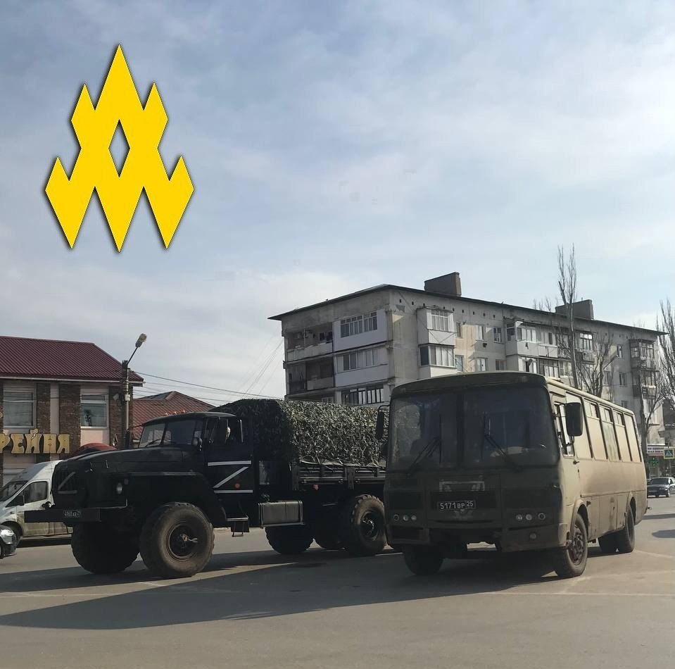 Partisans record arrival of Wagner militants in Dzhankoi