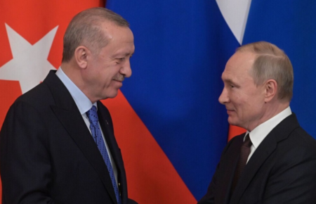 Ердоган привітав Путіна з «перемогою на виборах»