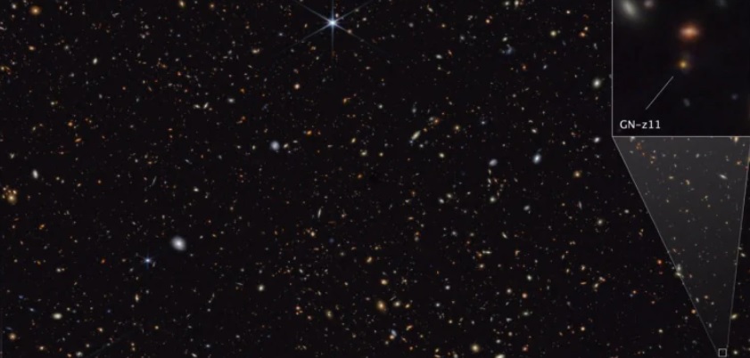 Телескоп «Джеймс Вебб» зазирнув у найвіддаленішу галактику