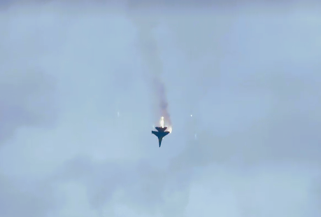 Літак Су-27 в окупованому Криму збили самі ж росіяни — Військово-морські сили ЗСУ