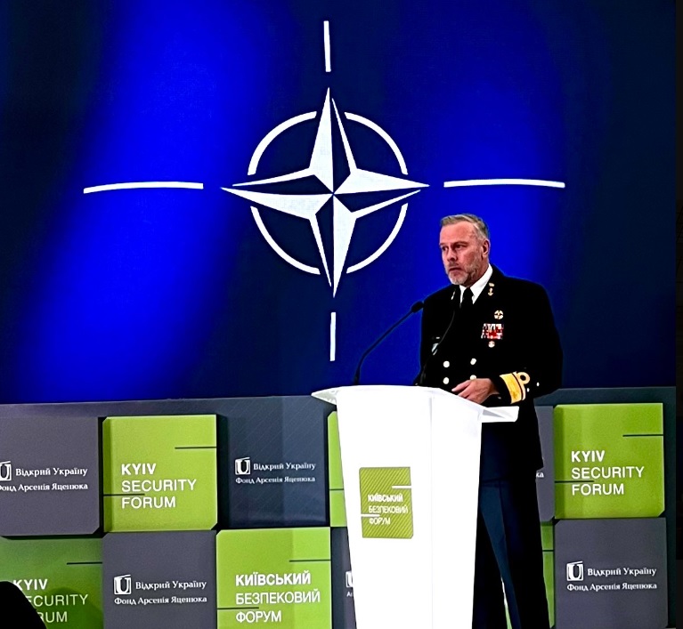 Голова військового комітету НАТО вперше прибув до Києва з лютого 2022 року