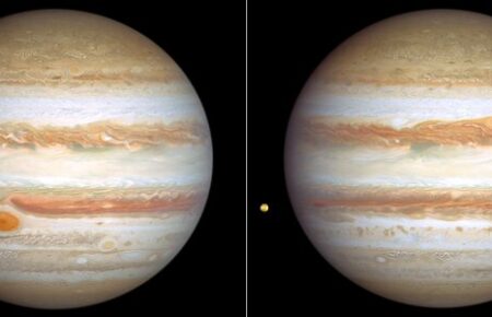 Телескоп «Хаббл» помітив сильну штормову погоду на Юпітері