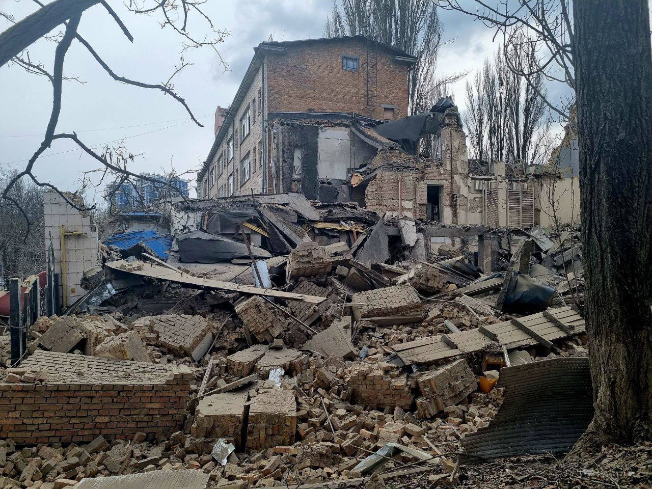 Обстріл Києва: у Печерському районі руйнування на площі близько 100 кв метрів