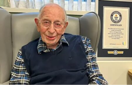 Книга рекордів Гіннеса назвала нового найстарішого чоловіка у світі