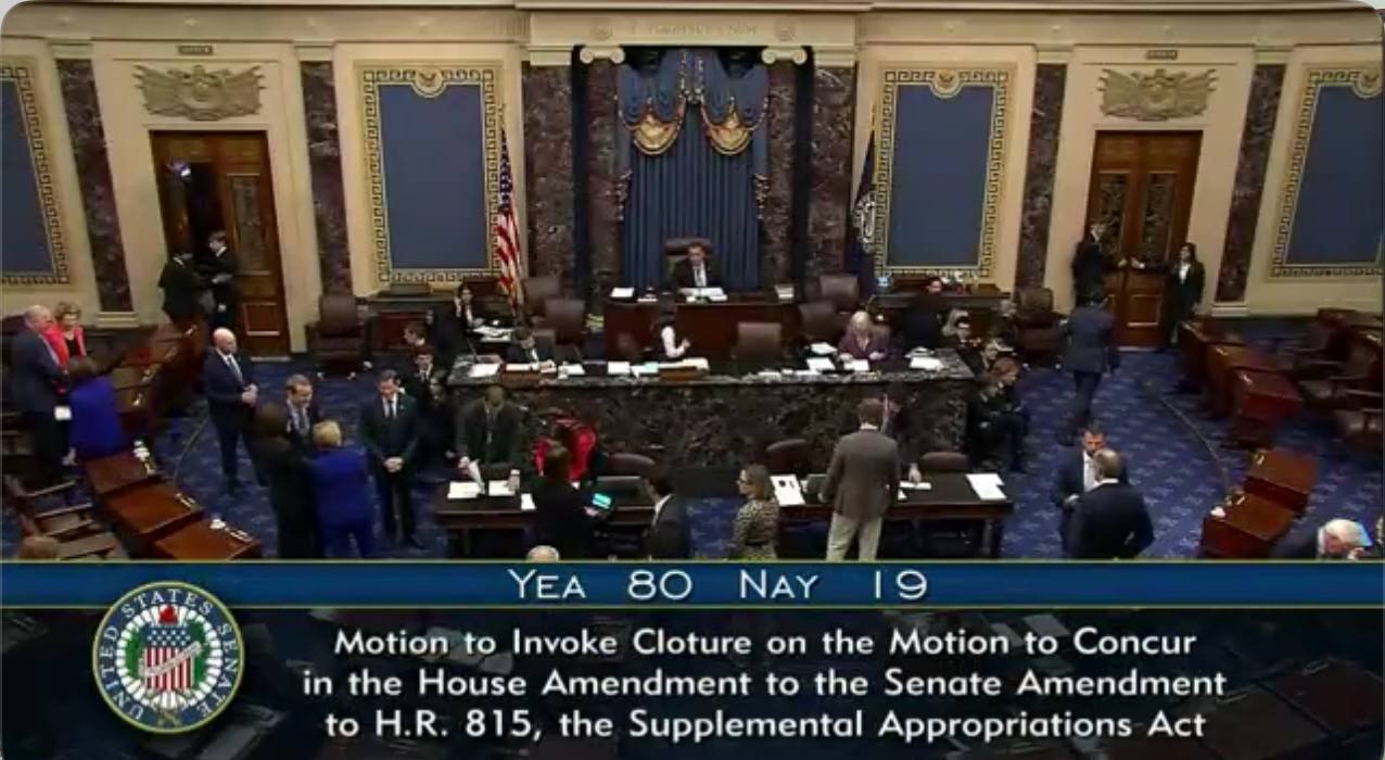 Законопроєкт із допомогою Україні пройшов процедурне голосування у Сенаті США